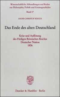 Das Ende des alten Deutschland