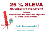 Oslavte Mezinárodní Den Orgasmu s Exkluzivní Slevou 25 % na Vibrátory!