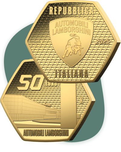 50€ in oro Automobili Lamborghini