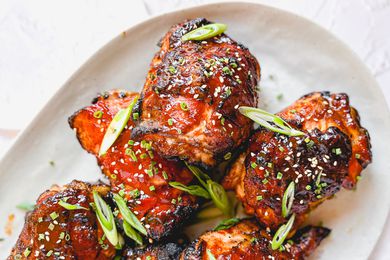 Easy Grilled Gochujang Chicken Thighs