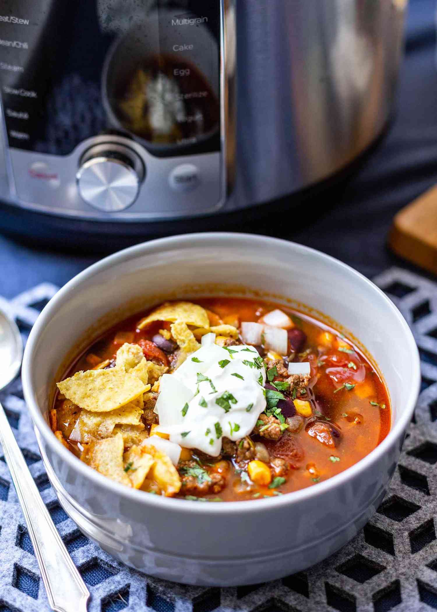 Taco Soup with Ground Beef