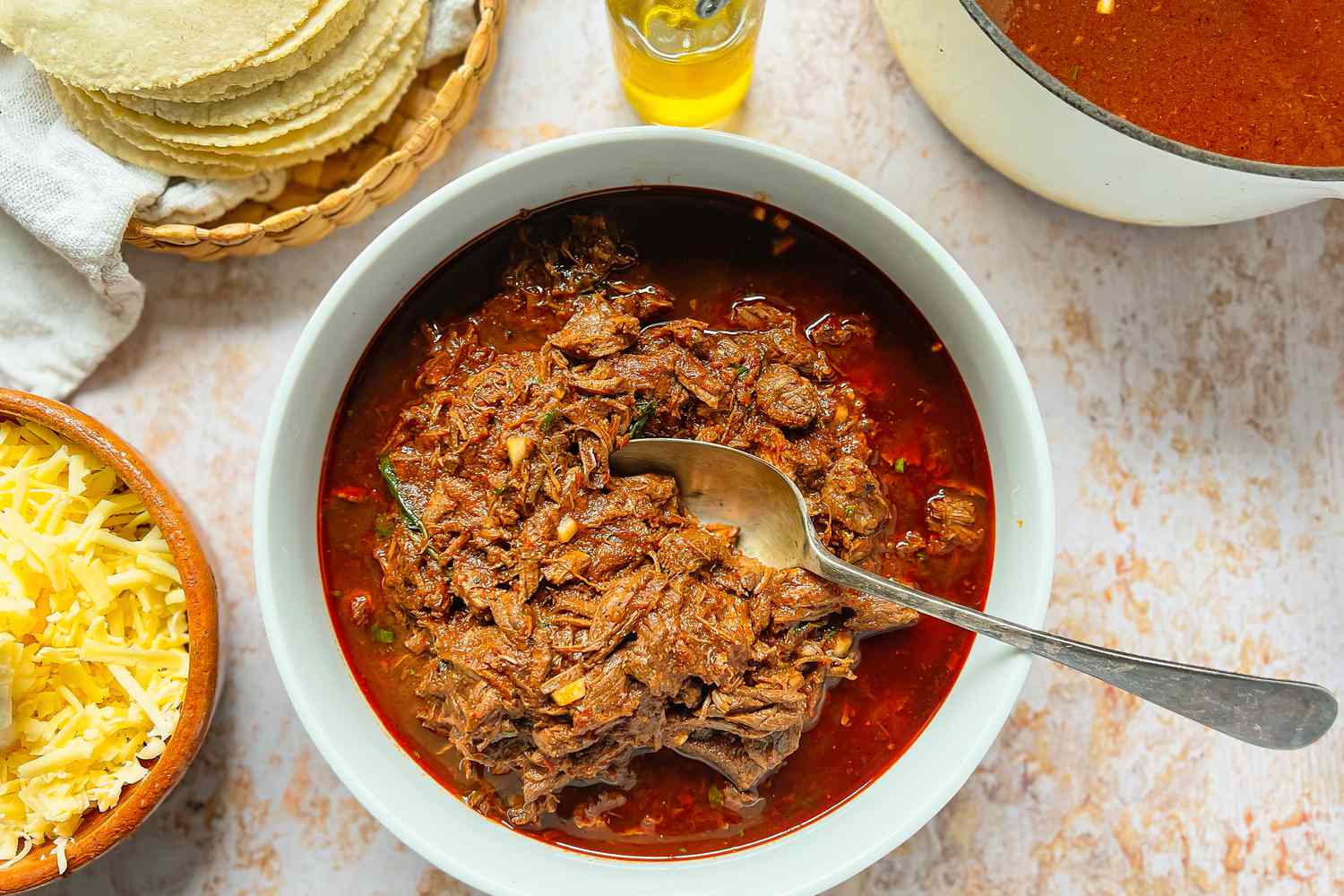 Birria in Bowl for Birria Tacos