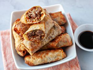 Homemade egg rolls in air fryer