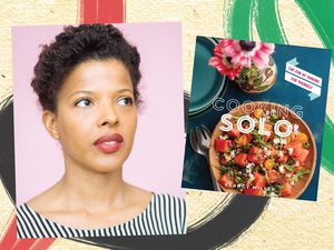 Klancy Miller and her cookbook "Cooking Solo"