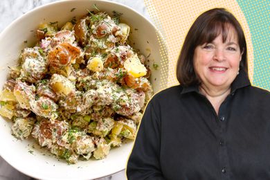 Ina Garten and a bowl of potato salad