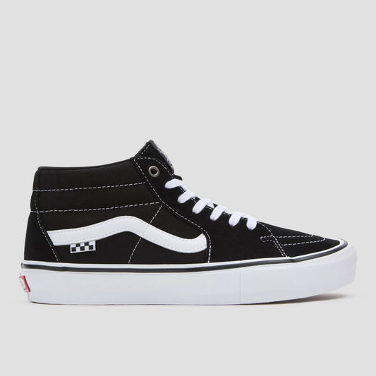 Vans Skate Grosso Shoes Mid Black / White