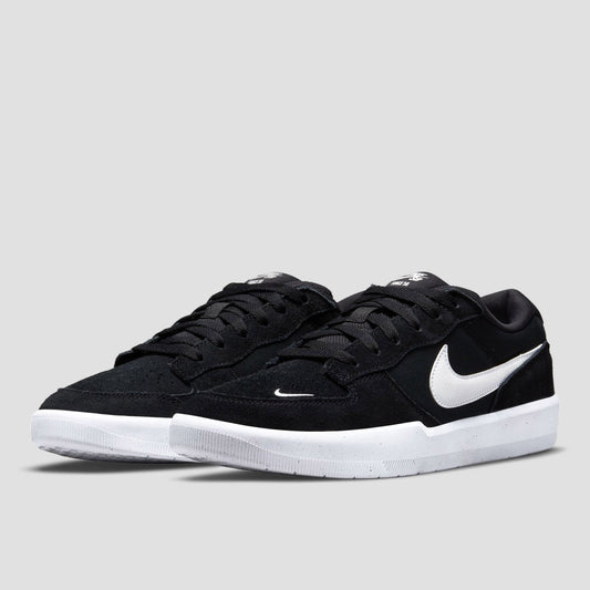 Nike SB Force 58 Skate Shoes Black White Black