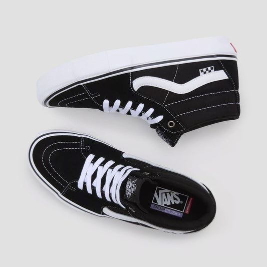 Vans Skate Grosso Shoes Mid Black / White