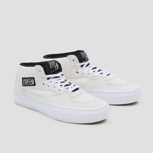 Vans Skate Half Cab Shoes White / Black