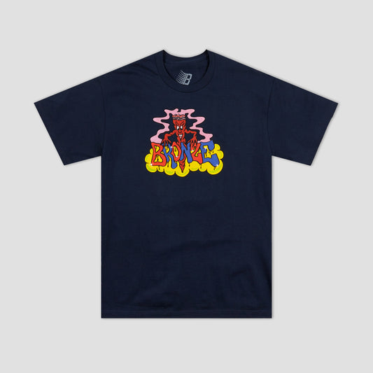 Bronze Mr Blunt T-Shirt Navy