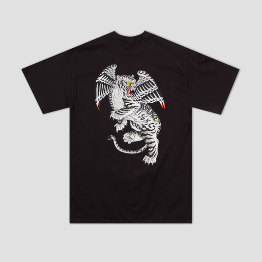 Bronze Tiger Pocket T-Shirt Black