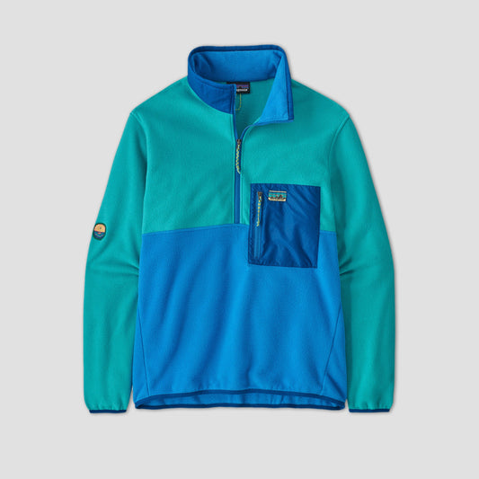 Patagonia Microdini 1/2 Zip Fleece Pullover Vessel Blue