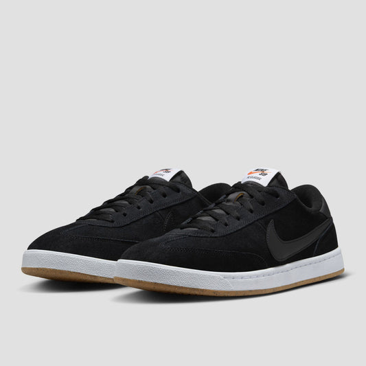 Nike SB FC Classic Shoes Black / Black - White - Vivid Orange