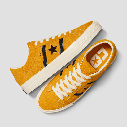 Converse Cons One Star Academy Pro Suede Shoes Sunflower Gold / Black / Egret