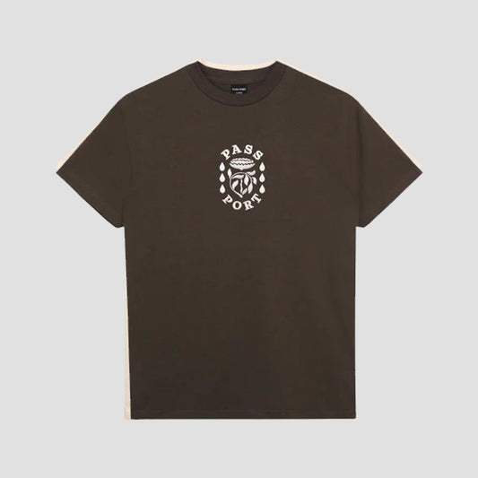 PassPort Fountain Embroidery T-Shirt Bark