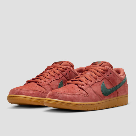 Nike SB Dunk Low Pro Skate Shoes Burnt Sunrise / Vintage Green