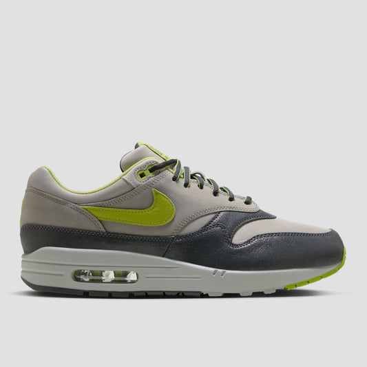 Nike SB Air Max 1 X HUF Shoes Anthracite / Pear / Medium Grey / Flat Pewter