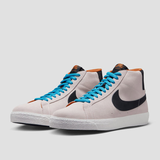 Nike SB Electric Pack Zoom Blazer Mid Electric Skate Shoes Phantom / Black Monarch / Summit White