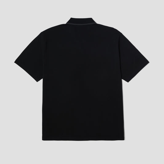 HUF Set Shortsleeve Polo Black