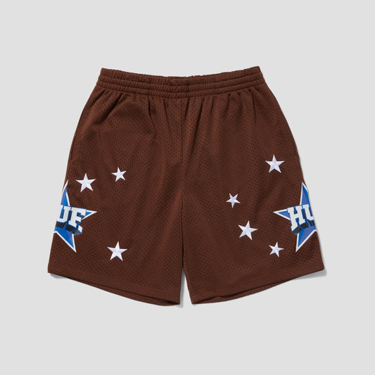 Huf All Star Basketball Shorts Brown