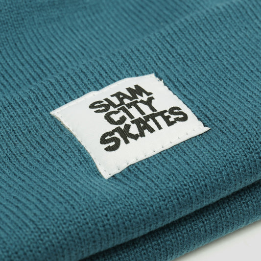 Slam City Skates Mile Beanie Dark Teal