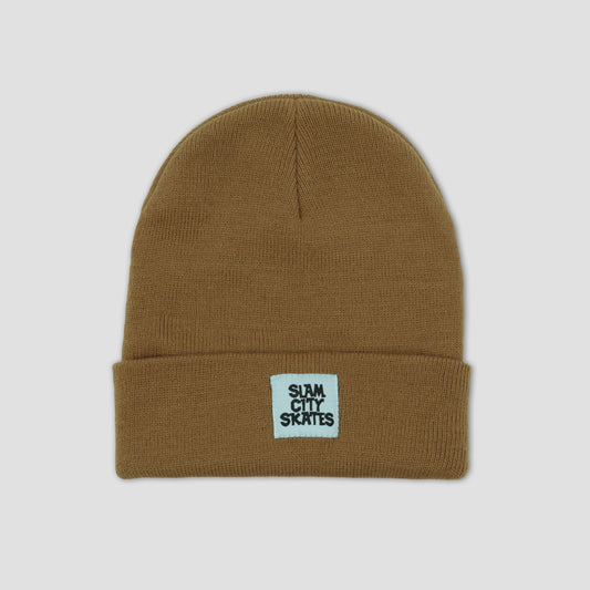 Slam City Skates Mile Beanie Caramel