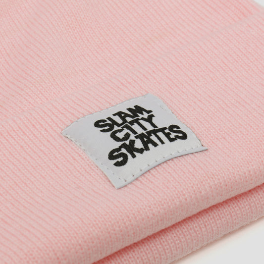 Slam City Skates Mile Beanie Pink