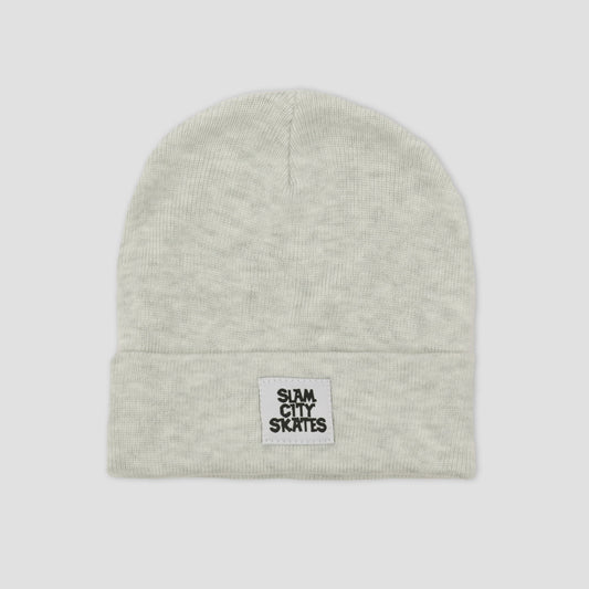 Slam City Skates Mile Beanie Light Ash