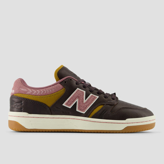 New Balance X Jeremy Fish X 303 Boards 480 Skate Shoes Brown / Pink