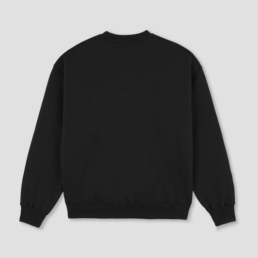 Polar Dave Crewneck Polar Surf Logo Black