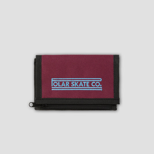 Polar Stretch Logo Key Wallet Wine