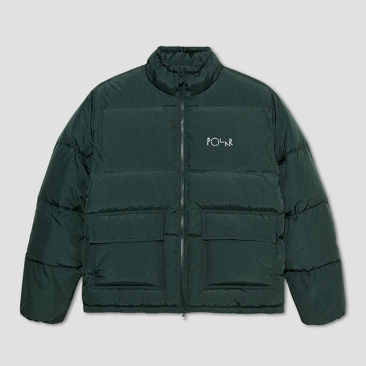 Polar Pocket Puffer Jacket Dark Teal