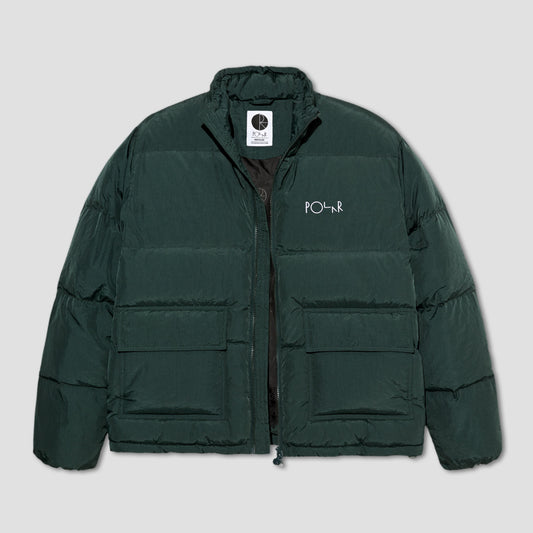 Polar Pocket Puffer Jacket Dark Teal