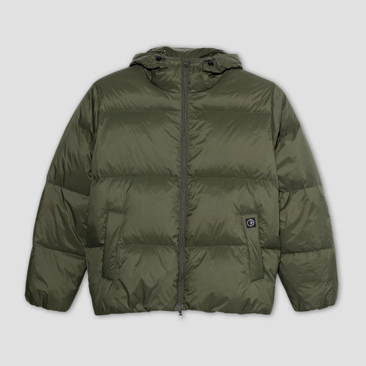 Polar Ripstop Soft Puffer Grey Jacket Green