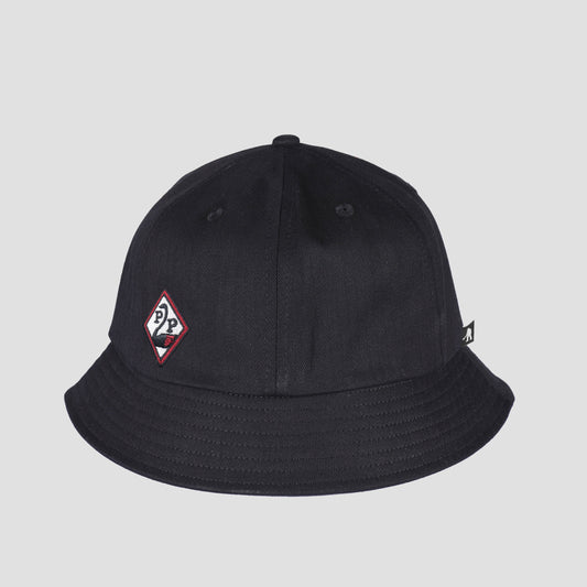 PassPort Swanny Herringbone Bucket Hat Black