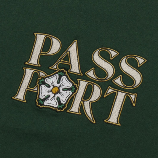 PassPort Rosa Embroidery T-Shirt Forest Green