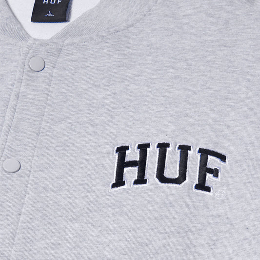 HUF Athletic Cardigan Heather Grey