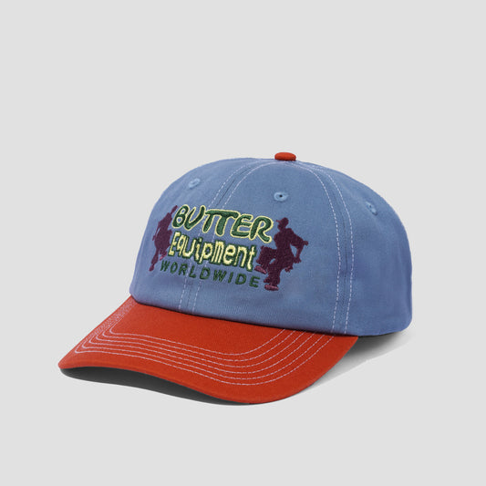 Butter Goods Breaker 6 Panel Cap Ocean / Rust