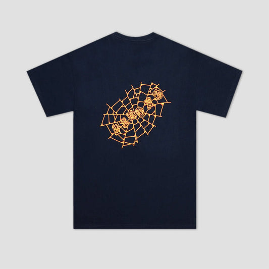 Bronze Web T-Shirt Navy