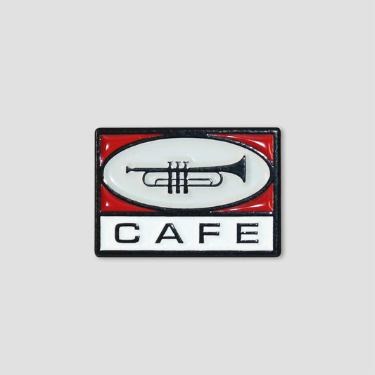 Skateboard Cafe 45 Pin Badge Cardinal