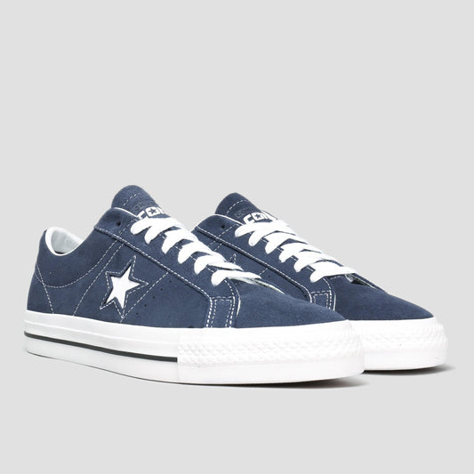 Converse One Star Pro OX Shoes Navy / White / Black