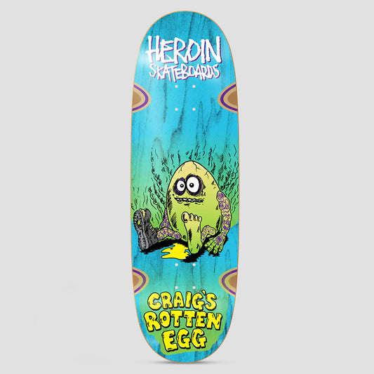 Heroin 10.0 Craig Scott Rotten Egg Skateboard Deck