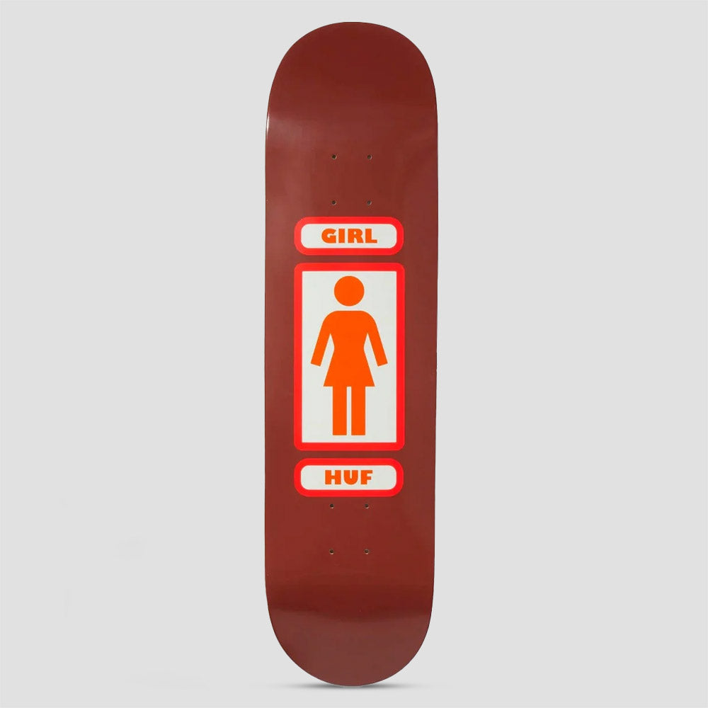 HUF X Crailtap 8.25 Huf OG Skateboard Deck Brown