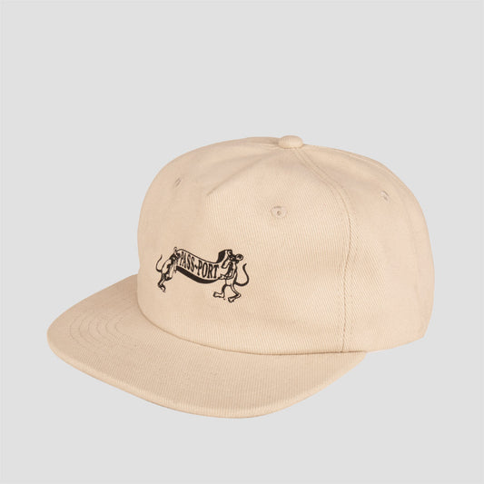 PassPort Missing Tilde 5-Panel Cap Natural