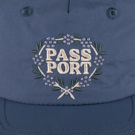 Passport Wattle RPET Cap Slate Blue / Cream