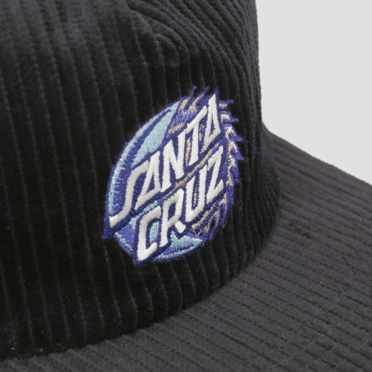 Santa Cruz Eclipse Dot Cap Black Cord