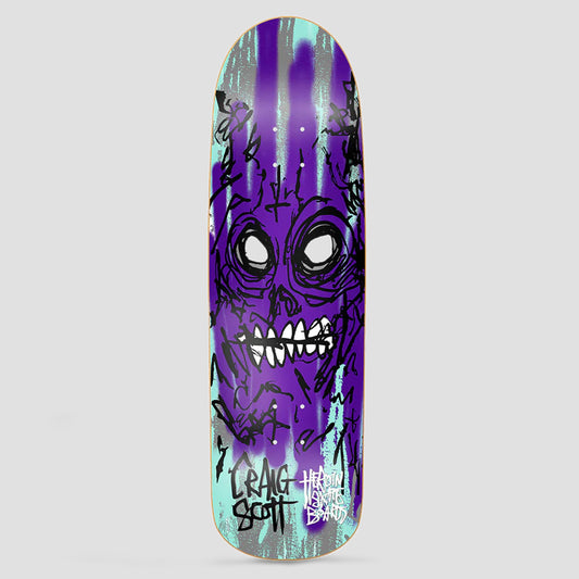 Heroin 9.0 Craig Questions Savages Skateboard Deck