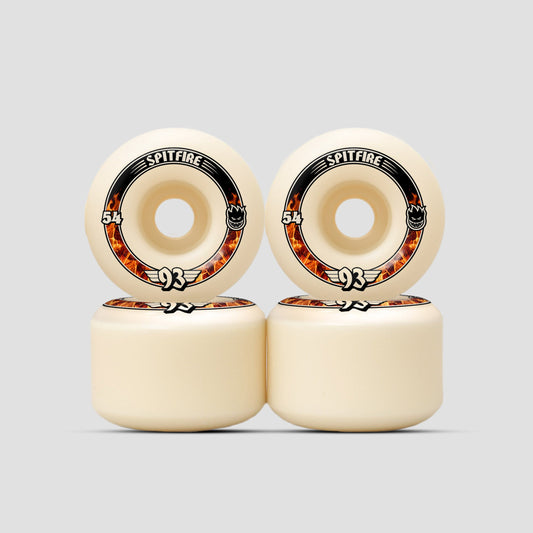 Spitfire 54mm Formula Four Soft Sliders Skateboard Wheels 93DU Radials