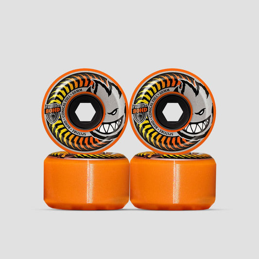 Spitfire 60mm 80HD Conical Full Skateboard Wheels Orange