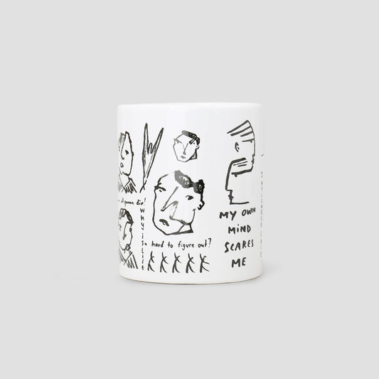 Polar Candelabro Doodle Mug White